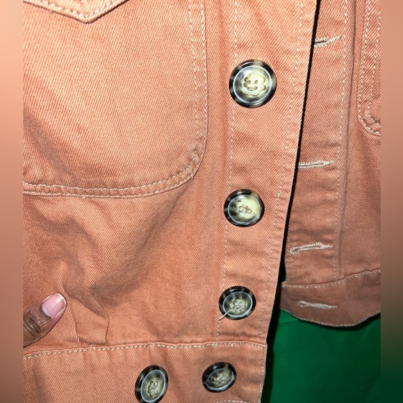 Free people denim jacket size extra small 100% Cotton - Picture 9 of 10